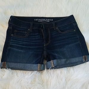 American eagle midi shorts